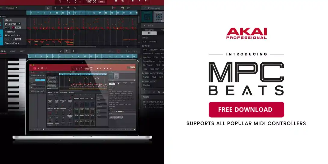 introducing mpc beats free download supports all popular midi controllers